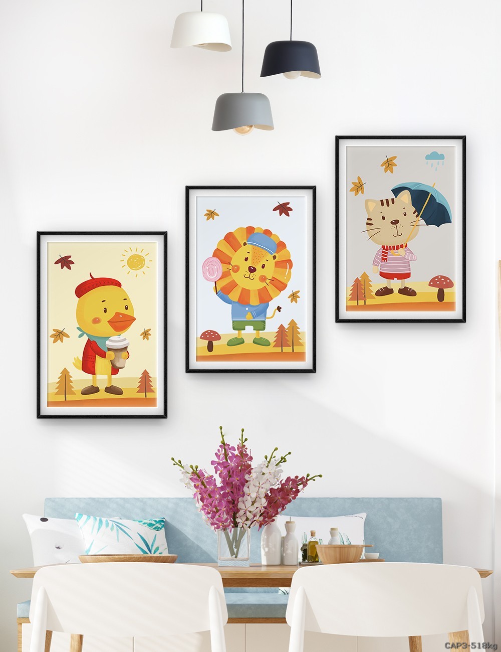 Động vật - tranh vẽ dễ thương CAP3-518kg